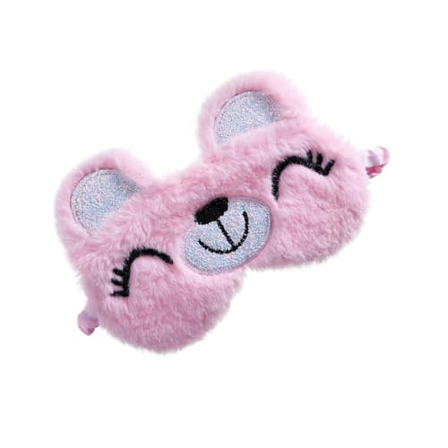 KOCKSHION 子供用 睡眠用アイ かわいい小熊デザイン アイカバー メイクアッ