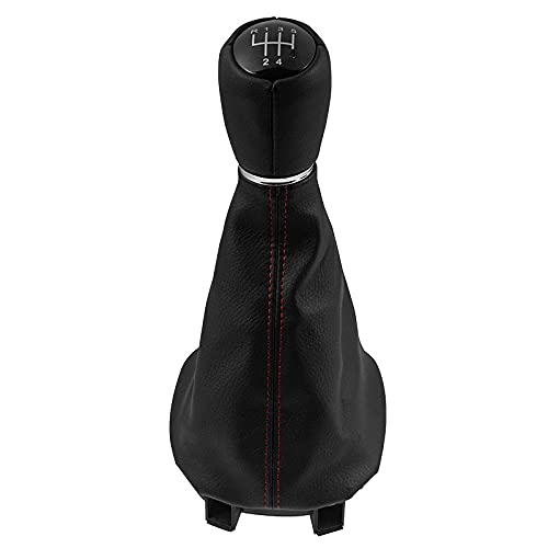5/6 velocidad Manual de cambio de marchas pomo palanca de cambio polaina funda de arranque para Seat Leon 1 MK1 apto para Toledo II MK2 1998-2006...