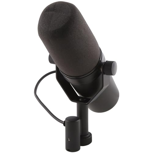 Swiixxer Microphone Dynamique Cardioïde SM7B pour L'Enregistrement en Direct, Les Diffusions en Direct, Les Enregistrements de Podcast, et d'une Excellente...