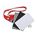 3 en 1 Carte Grise de Balance de Blanc Manuelle, Carte Grise de Balance de Blanc Video, pour Balance Manuelle des Blancs et Mesure de L'exposition, Gris / Noir/ Blanc, 8.5 cm x 5.4 cm, 1 x Lanière