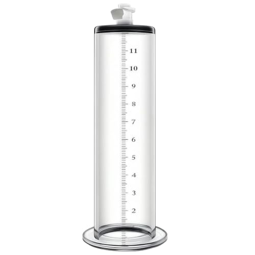 9 x 2.0 Penis Pump Cylinder for Large Penis Pump Acrylic Vacuum Penis Pump Tube for Cock Pump Dick Pump & Penis Enlargement Pump Penis Pump Accessories for Big Penis Training Men.