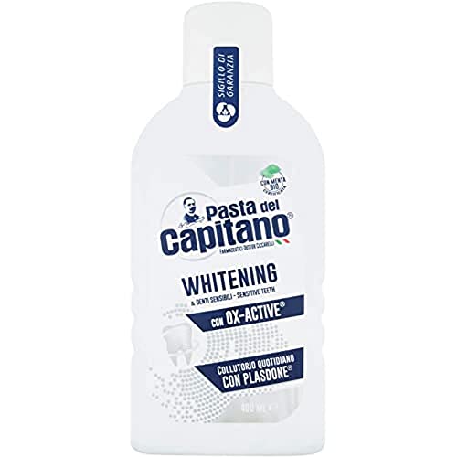 Pasta del Capitano Bain de Bouche blanchiment Whitening 400ml Cover