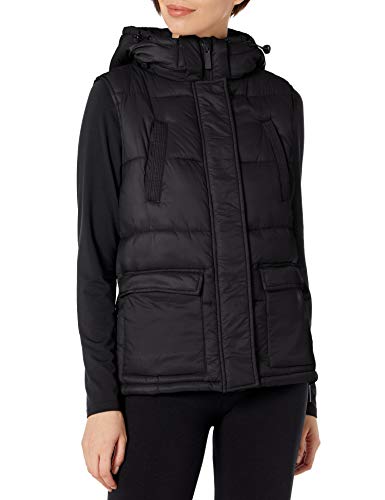 Marc New York Performance womens Puffer Vest, Black, Large US