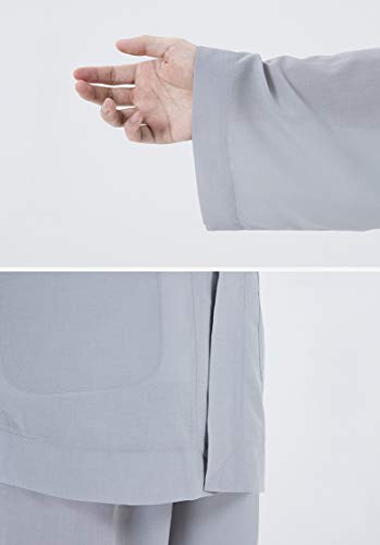 DGXIN Summer Causual Yoga Taichi Kungfu Suits Wide Leg Men4