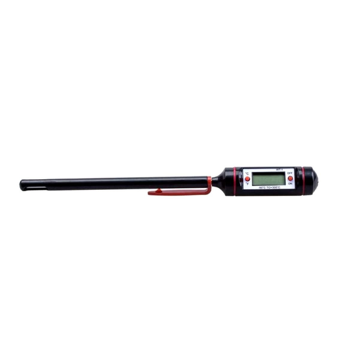 SQUADO® Termometro Cucina, Digitale Termometro per Carne a Lettura Istantanea con Sonda Super Lunga da 15 cm e Display LCD per Alimenti Carne Barbecue Vino Latte Olio Dessert Cibo Acqua Grill