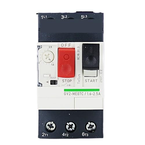 Protector de motor GV2-ME07C disyuntor magnetotérmico regulable de 1,6-2,5 A