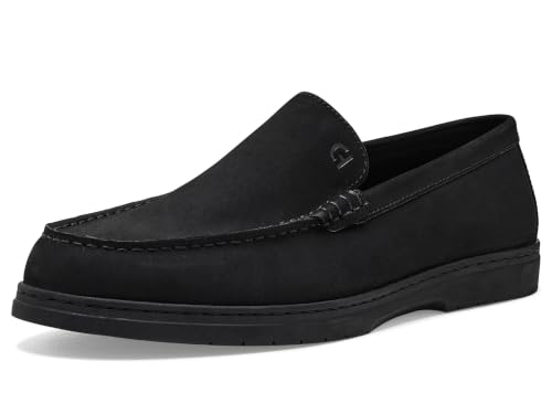 Cole Haan Men's Greenwich Grand Venetian Loafer, Black/Gray Pinstripe, 10-M US by Cole Haan - Used condition - US$124.40