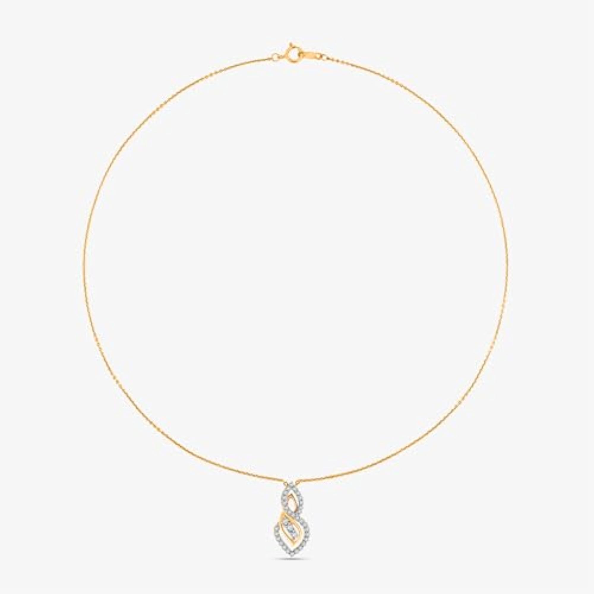 Lab Grown Diamond Pendant For Women, 925 Sterling Silver