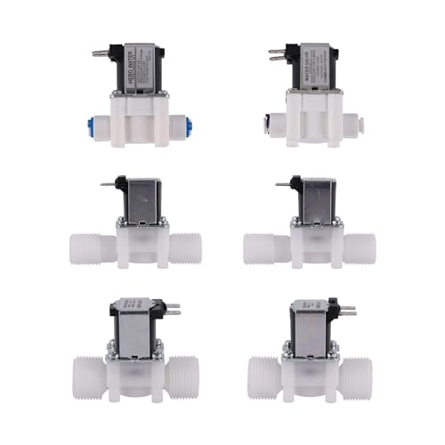 Électrovanne normalement fermée 1/2" 3/4" 1/4" avec commande électrique DC 12V AC 220V