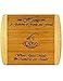 GIFT FOR FAMILY FRIEND HOUSEWARMING ~ Personalized 2-Tone Bamboo Cutting Board w/ Free Stand ~ 2-Sided Design, Engraved Side Designed For Décor, Reverse Side for Usage ~ Christmas Gift Birthday Gift