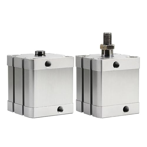 Vérin ADN petit cylindre carré double action filetage externe ADN80 - 2