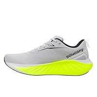 Saucony Men's Triumph 22 Sneaker, White/Olivine, US 13