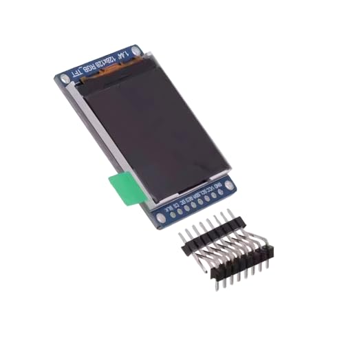 QUXVUIS Módulo de pantalla de cristal líquido LCD 44 pulgadas con controlador IC ST7735 e interfaz SPI niveles Color PCB alto contraste, 1.44 pulgadas