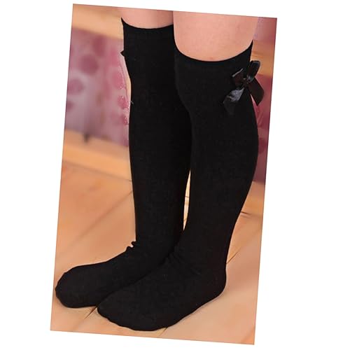 LIFKOME 1 Pair Striped Stocking High Socks Over The Knee Sock Bow Knee Socks Middle Tube Girl Child Baby Socks