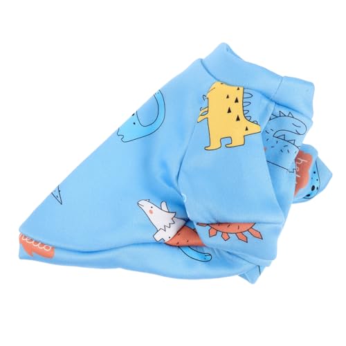 BAZEITFLOW 可愛いカートゥーンデザインの冬用犬服 小型犬 猫用 暖かいペット