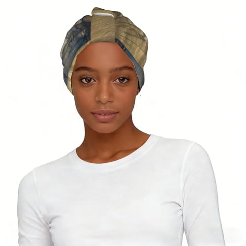 GRatka Perro Border Collie Sea Sky,Gorro de dormir suave para mujer, bandana, pañuelo elástico para la cabeza, gorro tipo beanie