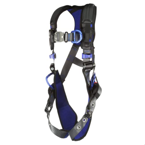 Image of 3M 1113420 DBI-SALA ExoFit X300 Comfort Vest Climbing /Positioning Safety Harness, General Industry Fall Protection, Back, Front, and Hip D-Rings, Tongue Leg Buckle, Auto Lock Quick Connect Chest,Small