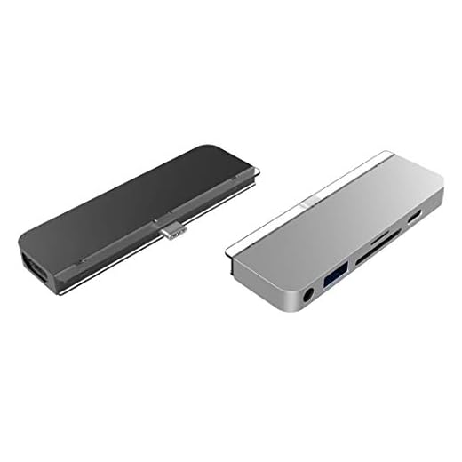 Hyper HD319-SILVER Hyperdrive Station d’Accueil 6-en-1 pour iPad Pro Silver Hub Argenté