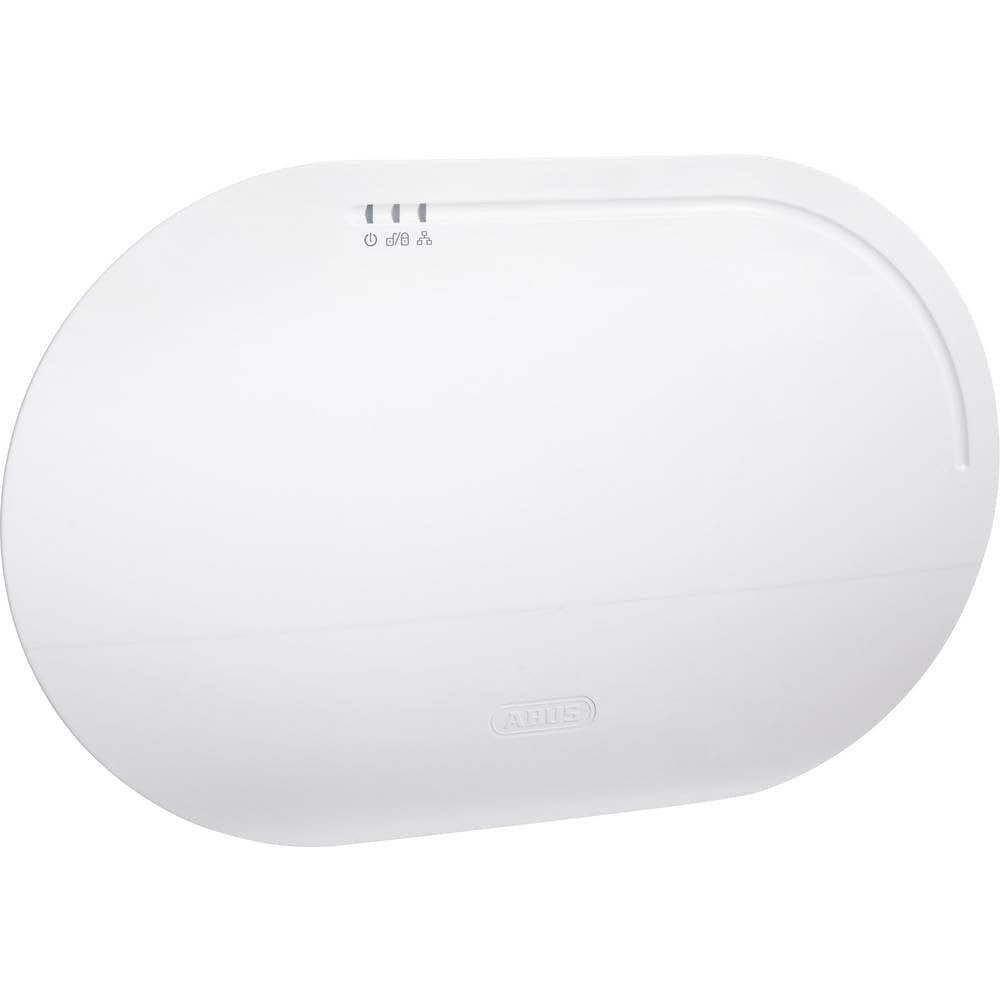 ABUS Smartvest sistema de alarma inalámbrico Central de alarma antirrobo | ampliable | ganador de la prueba | acceso remoto iOS + Andriod app | blanco | 38828