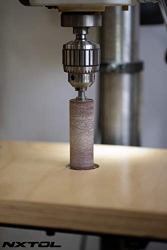 Drill Press Spindle Sander Adapter Kit for Rubber Sanding Drums | Mandrel with Bottom Support design for Maximum Rigidity| Made in U.S.A.