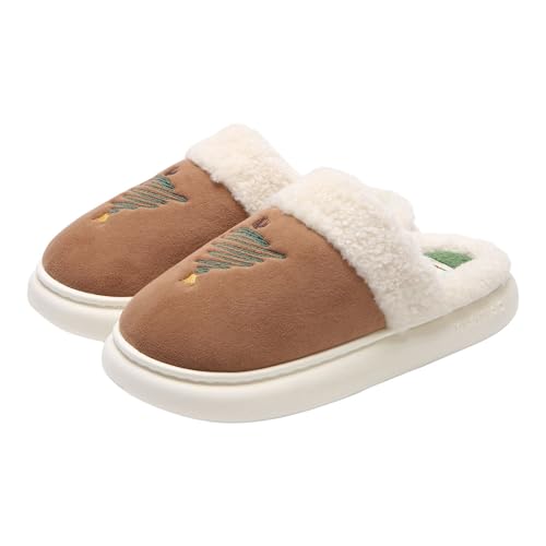Chaussons antidérapants femme chauds pour marcher en sécurité sur le carrelage