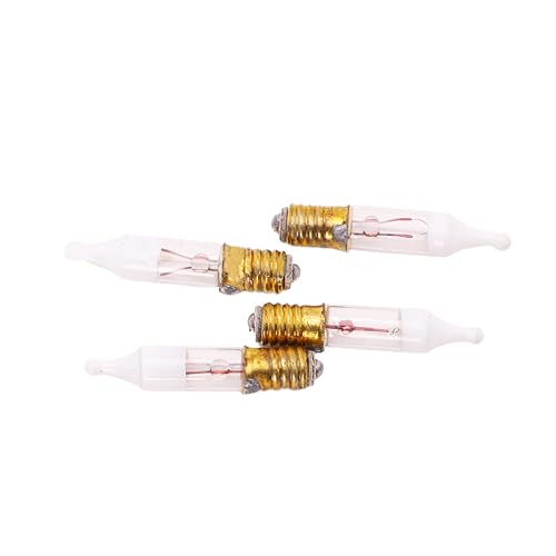 Christmas Concepts® Pack of 4 Clear Screw in Spare Bulbs - 12v - Replacement Bulbs