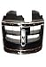 OE Replacement Honda Accord Grille Assembly (Partslink Number HO1200136)