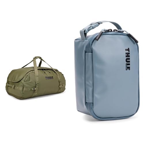 Thule Chasm 30L Duffel Bag with 3L Gear Cube S - Convertible Backpack & Organizer Cube Bundle