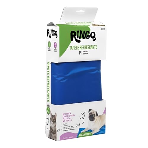 Tapete Refrescante Gelado Para Cachorro Gato Cão 30cm x 40cm Raças Pequenas Filhotes Pet Caminha Pre