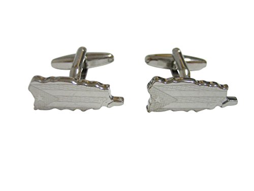 Puerto Rico Map Shape And Flag Design Cufflinks #TOP16