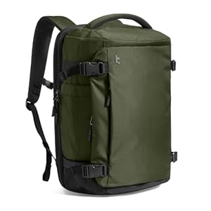 tomtoc 40L Reiserucksack, TSA-freundlicher Handgepäck Rucksack, Wasserdichter Rucksack Handgepäck Flugzeug, Leichter Business Laptop Rucksack Herren Damen für 17,3 Zoll, Großer Weekender-Tagesrucksack