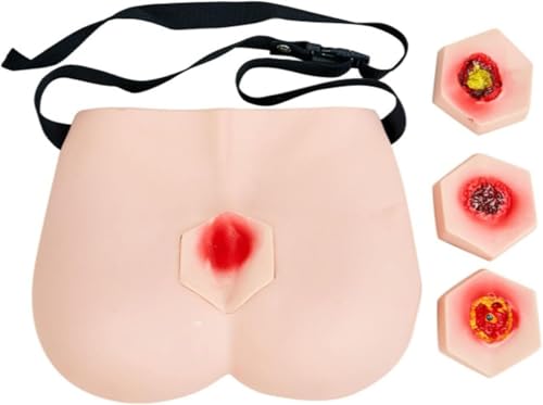Modèle de formation escarres avec kit de soins des plaies en 4 étapes