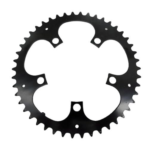 Pédalier de cycle en aluminium robuste avec plateau puissant 46T pour une transmission durable