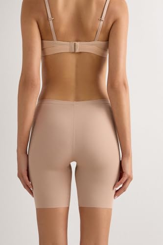 Woman's Raw Edge Seamless Cotton Shorts3