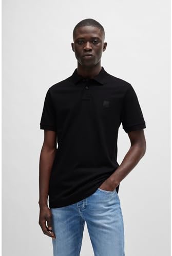 Boss Para Hombre. 50507803 Polo Passenger Negro (L), Casual, AlgodóN, Manga Corta - 8