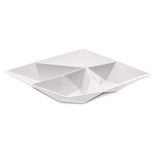 Koziol Kant Snack Piatto, Bianco, 211x211x145 mm