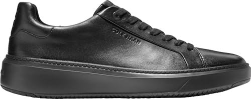 Cole Haan Cole Haan Mens Grandpro Topspin Sneaker, Black Leather/Black, 10.5-M US