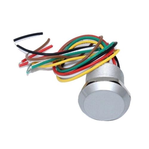 Auratrove Para mini 125 KHz EM4100 para lector RFID, para dispositivo de control de acceso de salida Wiegand 26/34, carcasa de metal resistente a la intemperie para tarjetas de identificación, incluye