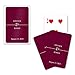 WEDDINGSTAR Unique Custom Playing Card Wedding Favors - Classic Script (Pack of 5)