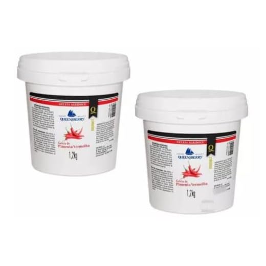 Kit 2 Geleia Sabor Pimenta Vermelha Queensberry Classic -Nfe