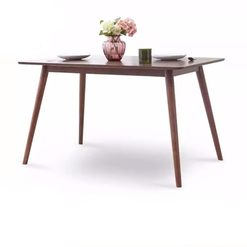 Nordic Oak Esstisch – schlichter rechteckiger Couchtisch aus massivem Holz für Zuhause, Restaurant und Küche – modernes, minimalistisches Design und stilvoll