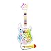 GOUER E-Gitarren-Spielzeug für Kinder Pädagogische Spielzeuggitarre für Kinder mit Licht und Ton Elektronische Spielzeuggitarre mit Mikrofon für Kleinkinder