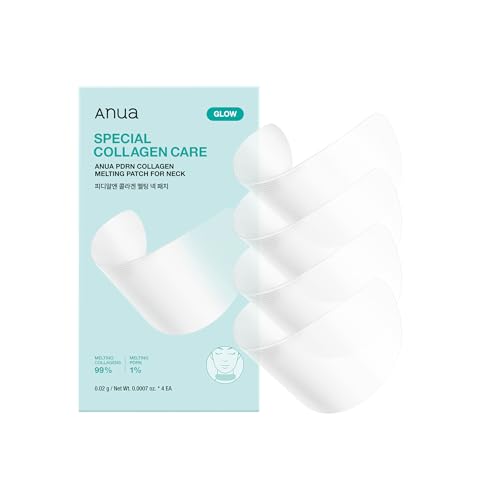 Anua PDRN Collagen Melting Patch for Neck, Lifting and Firming, Thin Film Patch for Neck Fine Lines...