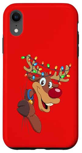 Reindeer Christmas Xmas Men Women Boys Girls Family �X�}�z�P�[�X iPhone XR �p