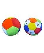 VGRASSP Baby Rattle Ball and Alphabet Ball Soft Plush Stuffed Toy for Boys and Girls with Rattle Sound – Colorful Textured, Lightweight and Safe