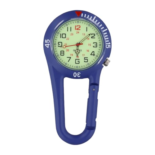 Ziyonix Montre Numérique de Sport à Clipser, Montres à Mousqueton Montre Infirmiere de Poche à Clip Phosphorescent pour Médecins Infirmières Chefs Paramédicaux...