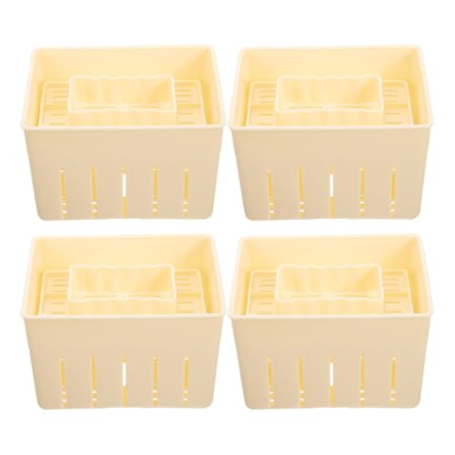 Prensa para tofu de plastico beige con superficie lisa de alta precision 2