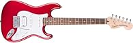 A superb gateway into the time-honoured Fender family, the Squier Affinity Series Stratocaster Junior HSS delivers legendary design and quintessential tone for today’s aspiring guitar hero. This reduced-size Strat features several player-friendly ref...
