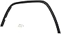 Evan-Fischer Front Fender Flares Compatible with 2011-2016 Jeep Grand Cherokee Textured Black Driver Side