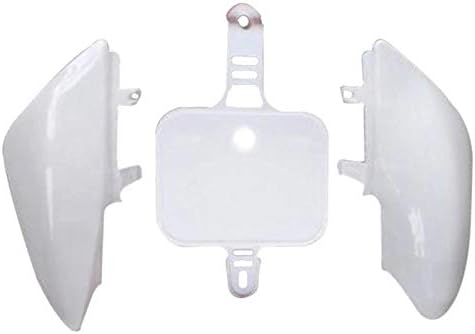 CRF50 Plastic Kit Red White XR50 Plastic Fender Kit,Crf50,compatible with HONDA XR 50 CRF 50 SDG SSR 107 110 125 Pit Dirt Bike M PS03- by Lucky Seven